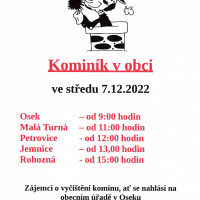 Kominík v obci - 7.12.2022 1
